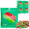 Kiss My Keto Gummies Candy - Low Carb Watermelon Candy Gummy, Keto Snack Pack - Healthy Candy Gummys - Vegan Candy, Keto Gummy C