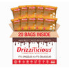 Drizzilicious Mini Rice Cakes Cinnamon Swirl - Rice Crisps, Healthy Snack For Mature-Themeds And Kids, Flavored Rice Cakes, Vegan, Gluten Free, Allergen Free, Only 90 Calories Per Bag - 0.74 Oz (Pack Of 20)