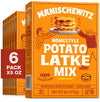Manischewitz Potato Pancake Mix 6oz (6 Pack) Gluten Free, No MSG, Traditional Style Potato Latke Mix