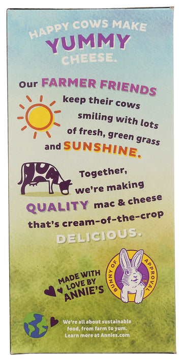 Annies Homegrown Macaroni and Cheese Shell White Cheddar, 6 oz