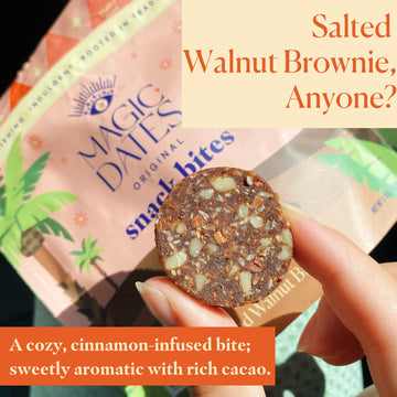 MAGICDATES Dates Snack Bites - No Added Sugar, No Sweetener Whole Food Snack | Grown in California | Gluten Free, Paleo, Delicio