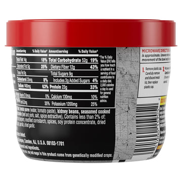 Campbell's Chunky Chili, Hot & Spicy with Beans, 15.25 oz Microwavable Bowl (Pack of 8)