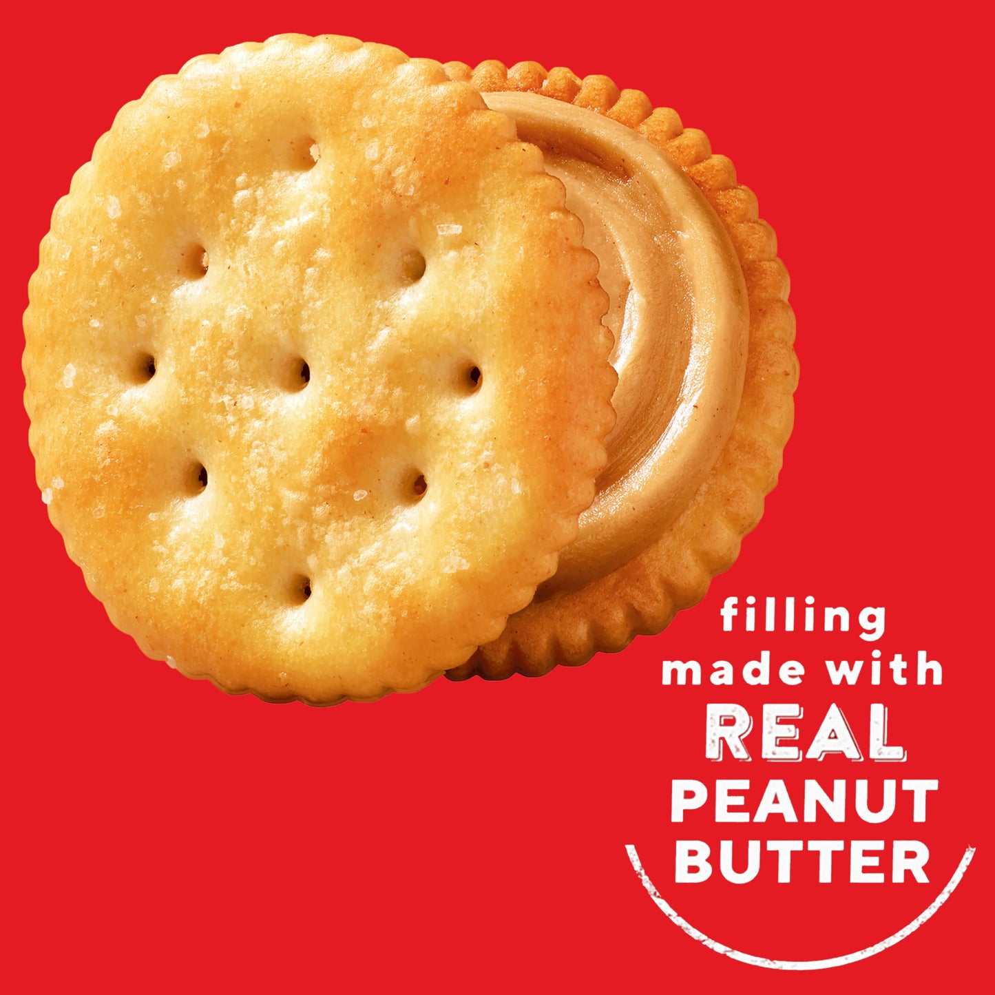 RITZ Peanut Butter Sandwich Crackers, 96 Snack Packs (6 Boxes, 6 Crackers Per Pack)