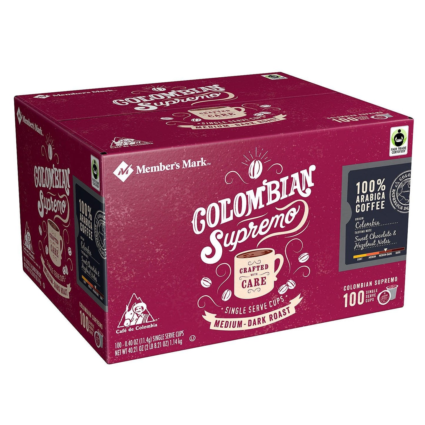 Member'S Mark Colombian Supremo Coffee, 40.56 Oz
