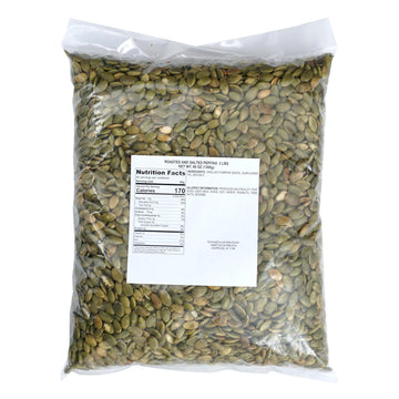 Pumpkin Seeds Roasted And Salted, 3 Pound Bag, Pepitas No Shell, 48 Ounce Bulk Bag