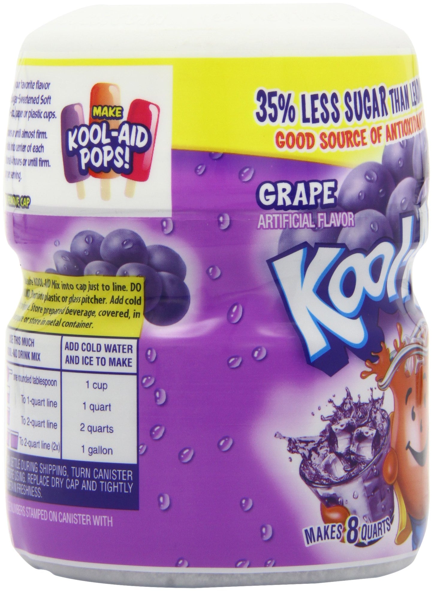 Kool-Aid Grape Soft Drink Mix 19 Oz (Pack Of 12)