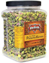 Premium California Raw Shelled Pistachios Kernels by Its Delish, 2.5 LBS (40 OZ) Jumbo Reusable Container Jar - Bulk Size Tub -