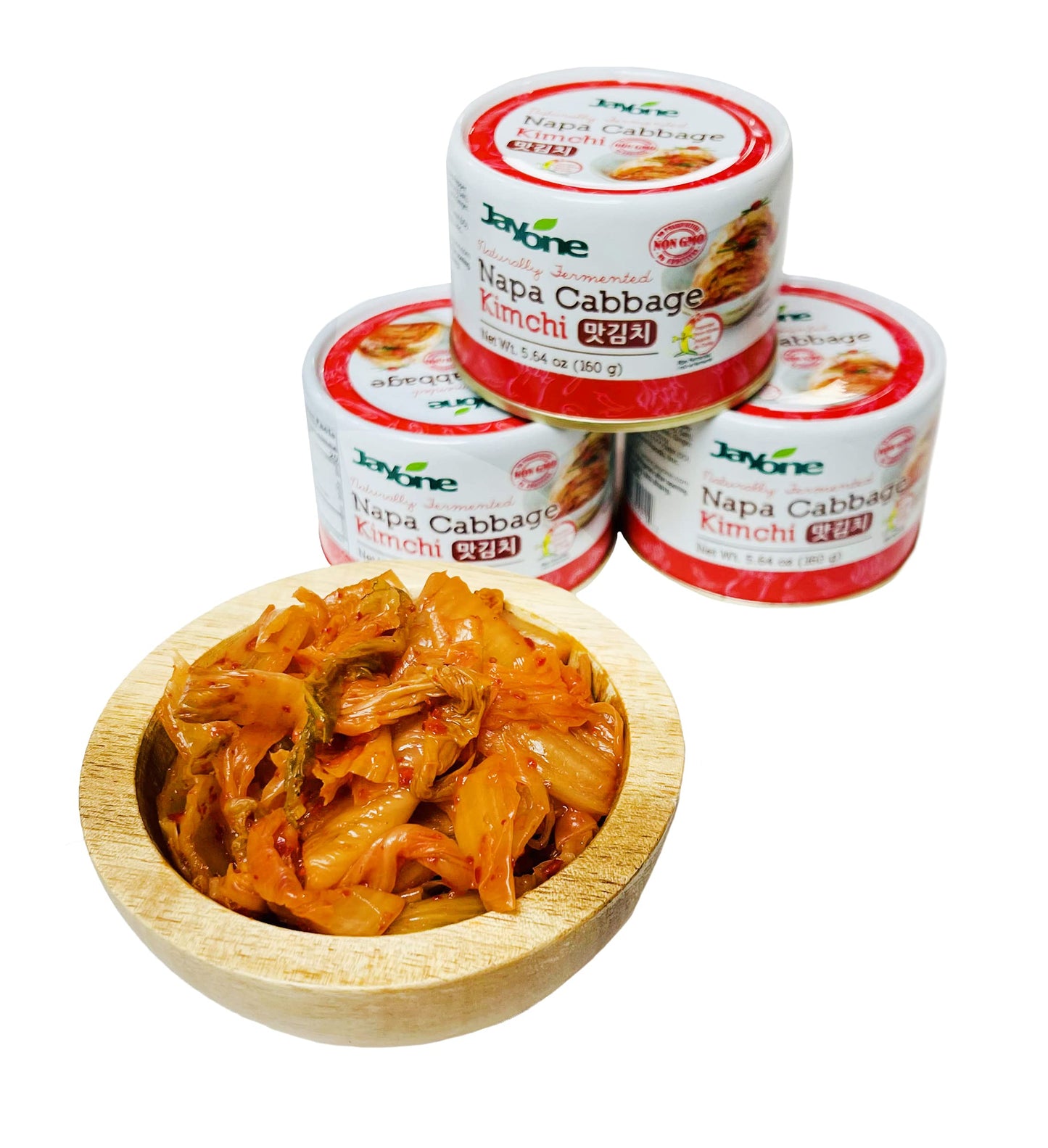 Korean Canned Kimchi, Napa Cabbage Kimchi, Naturally Fermented, Non-Gmo, No Preservatives, No Additives- (5.64Oz)