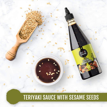 Best Of Thailand Sesame Teriyaki Soy Sauce Lite | 2 Bottles Of 23.63Oz Low-Sodium Authentic Asian-Brewed Marinade, Glaze, Salad