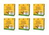 6 Pack Of Hyleys Wellness Turmeric With Green Tea - 50 Tea Bags (100% Natural, Sugar Free, Gluten Free & Non-Gmo), 300 Count