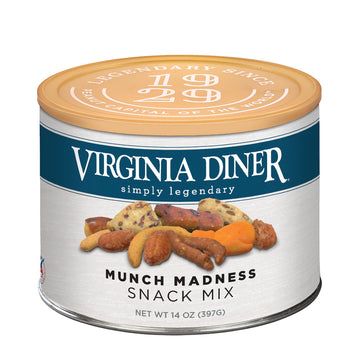Virginia Diner - Munch Madness Honey Cheddar Crunch Snack Mix, 14 Ounce Favorite Snacking Bar Mix Savory Treat