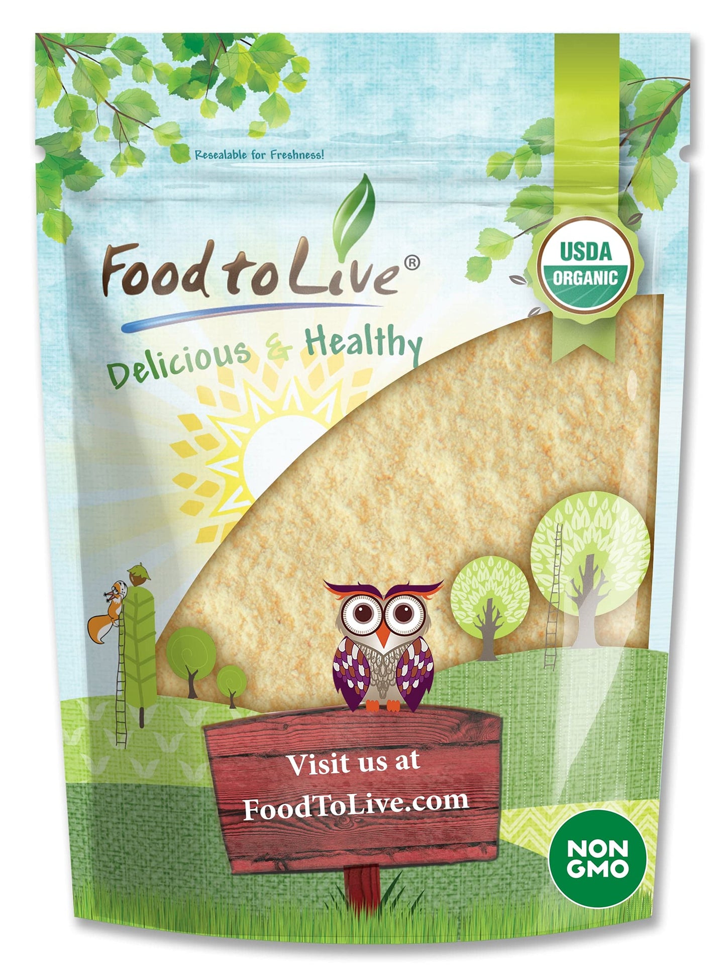 Food to Live Organic Pineapple Juice Powder, 12 Ounces - Non-GMO, Made from Raw Dried Fruit, Unsulfured, Vegan, Bulk, Kosher, Gr