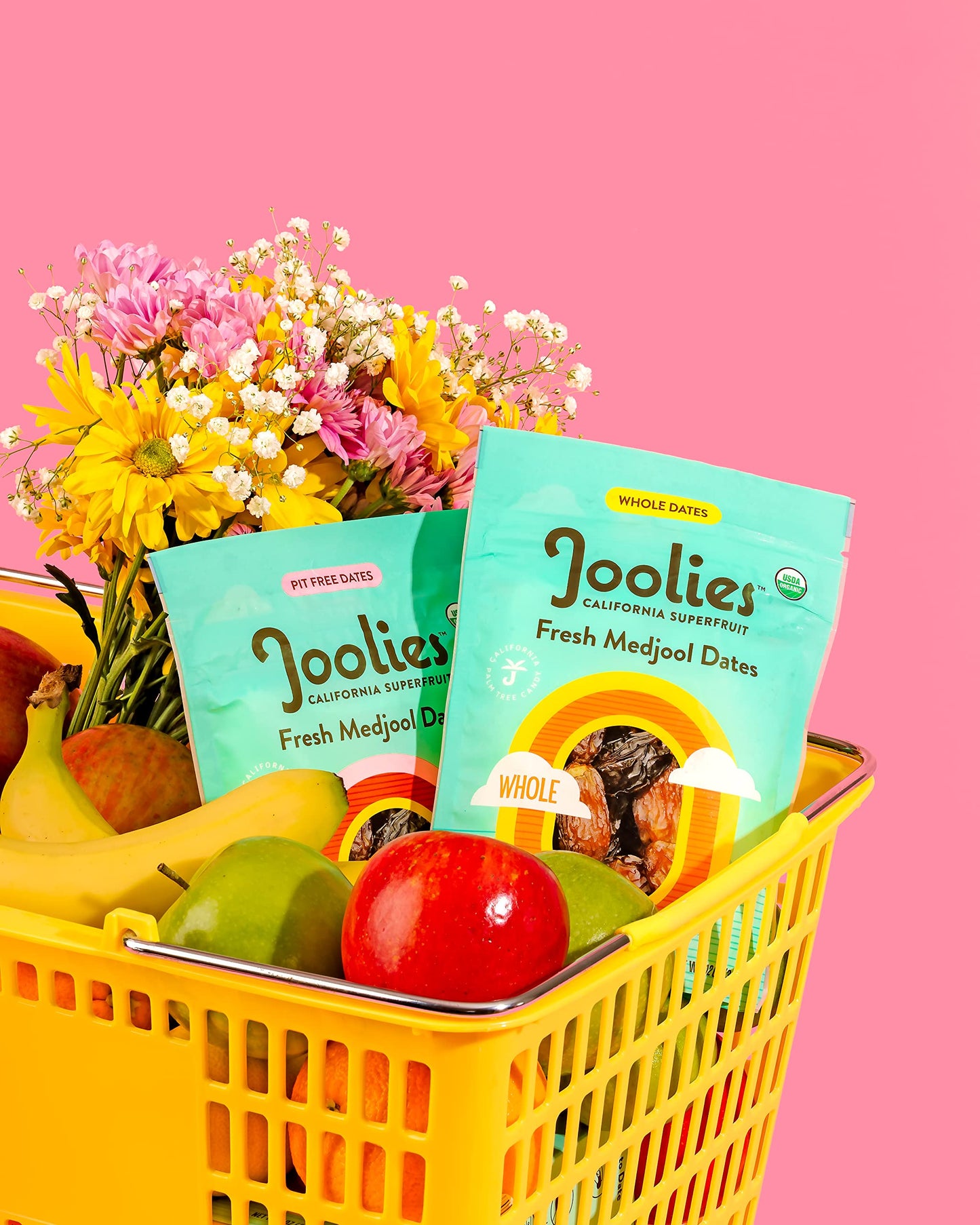 Joolies Organic Pit-Free Medjool Dates | 9 Ounce Pouch| Fresh California Grown Fruit | Vegan, Gluten-Free, Paleo, No Sugar Added