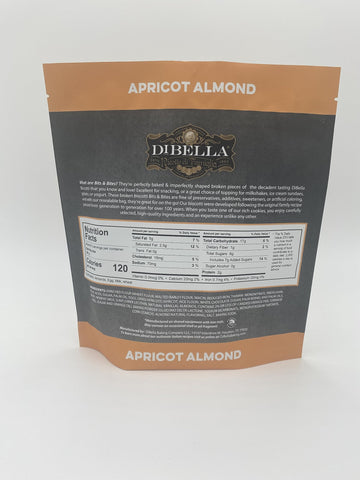 Dibella Biscotti Broken Bits and Bites, Apricot Almond, 7 oz - Imperfect Shapes