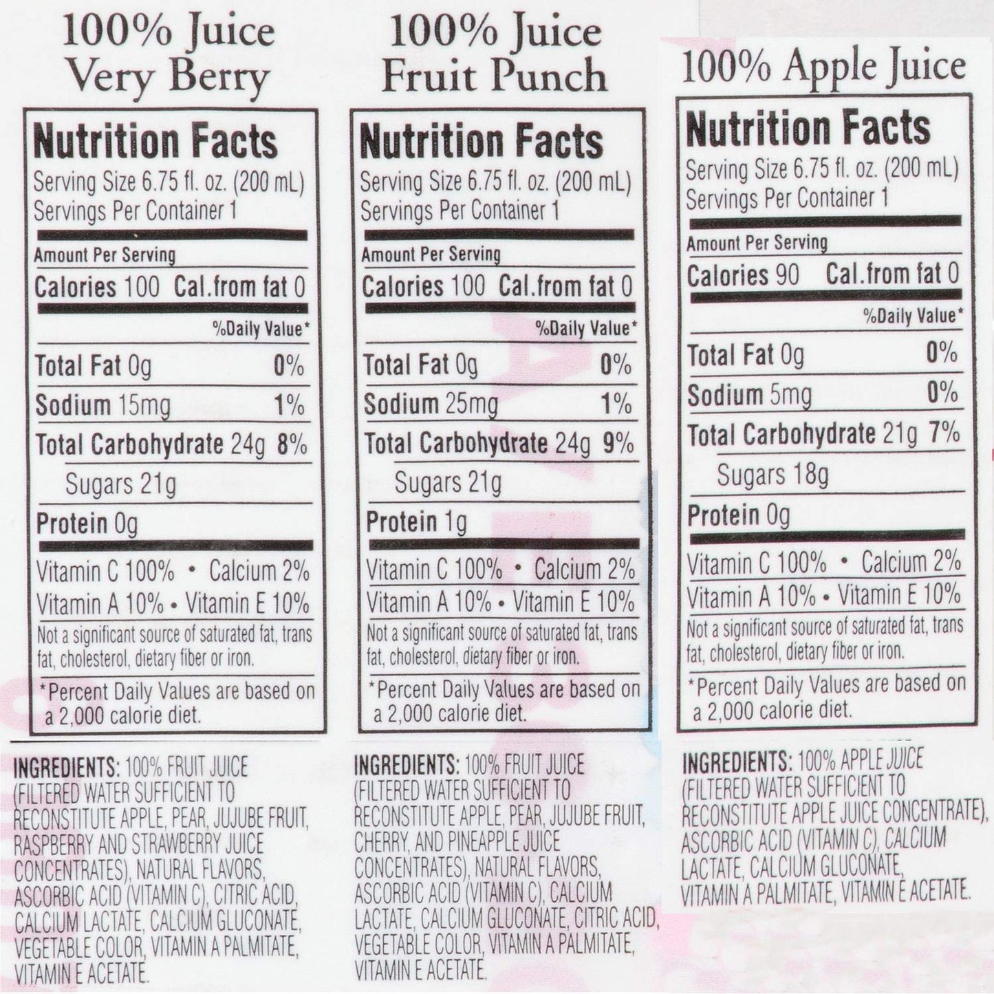 Apple & Eve Juice Box Variety - 36/6.75 oz. (2 Pack)