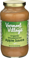 Vermont Village Cannery Applesauce Unsweet Organic, 24 Oz
