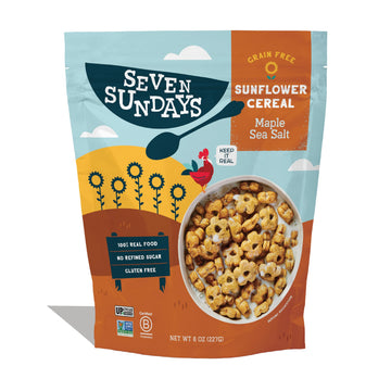 Seven Sundays Grain Free Cereal - Maple Sea Salt - 8 Oz Bag - Gluten and Grain Free, Paleo, Keto Friendly, No Refined Sugar, Veg