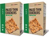 Julian Bakery Paleo Thin Crackers | Salt & Pepper | USDA Organic | Gluten-Free | Grain-Free | GMO Free | Low Carb | 8.4 Ounce (P