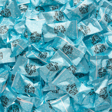 Candy Envy - Its a Boy Buttermints - 13 oz. Bag - 100 Individually Wrapped Candy Mints - Baby Shower Party Favors