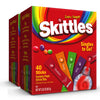 Skittles Zero Sugar Low Calorie Singles To Go Bulk Variety Pack Drink Mix - 2 Boxes Of 40 Sticks Each - 80 Total Sticks - 4 Frui