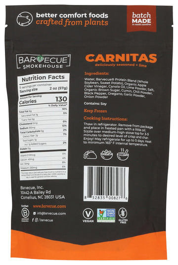 Barvecue Plant Based Carnitas, 10 Oz