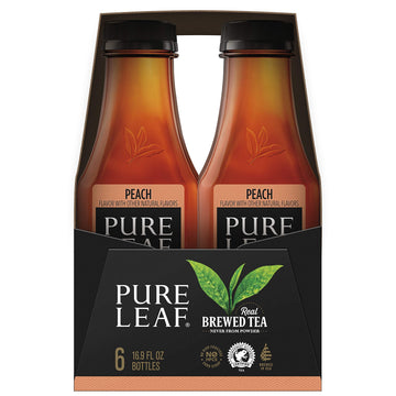 Pure Leaf, Peach, 16.9 Ounce (Pack of 6)