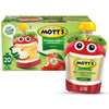 Motts No Sugar Added Applesauce, 3.2 oz clear pouches, 20 pack