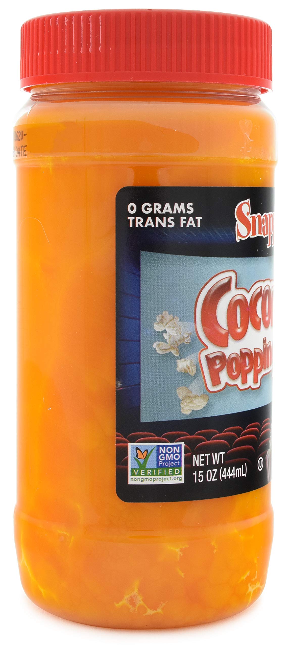 SNAPPY Coconut Popping Oil - Pure Colored, 15 Ounce, Pack of 1