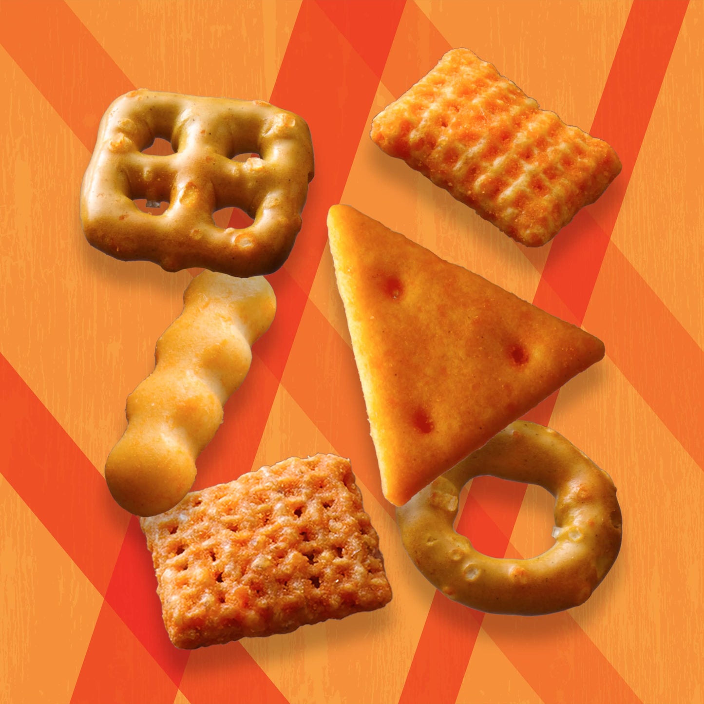 Chex Mix Snack Mix, Cheddar, Savory Snack Bag, 8.75 Oz