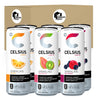 Celsis Sparkling Essential Energy Drink Assortment No Sugar or Preservatives 12 fl oz, Slim Cans Assorted Variety 6 Pack, Flavor