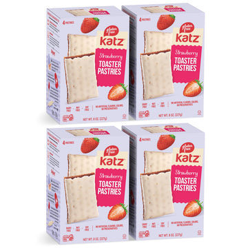 Katz Gluten Free Toaster Pastries. Strawberry. Gluten Free. Dairy Free, Nut Free, Peanut Free, Soy Free. Kosher Snacks. 8 OZ (Pa