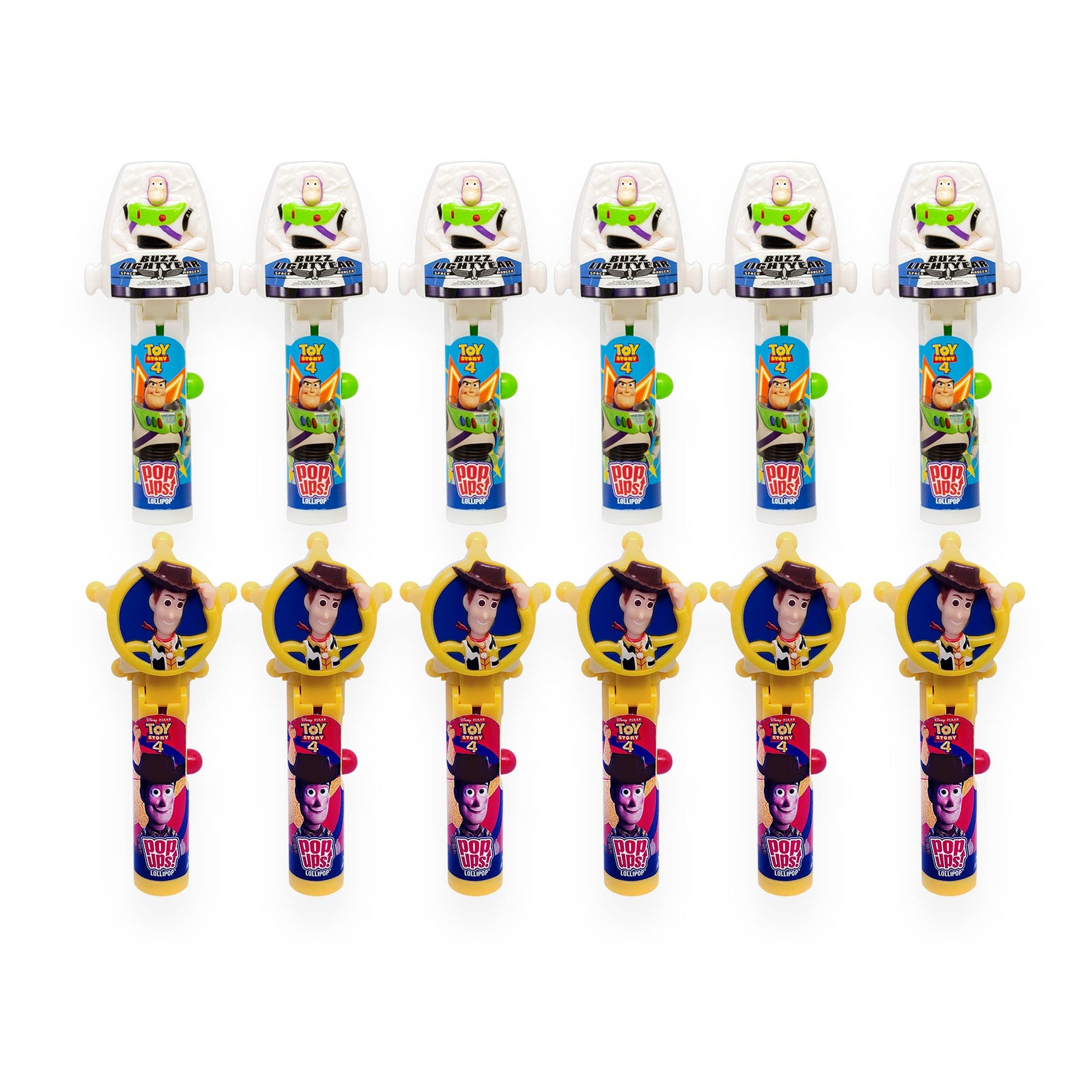 Pop Ups! Toy Story Lollipop Holder | Collectable Toy Story Lollipop Case | Toy Story Party Favors for Halloween, Goodie Bags, Pi