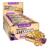 Fitcrunch Full Size Protein Bars, 6-Layer Baked Bar, 2G Of Sugar, Gluten Free & Soft Cake Core (12 Bars, Peanut Butter And Jelly