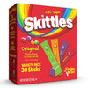 Skittles Singles To Go Variety Pack, Powdered Drink Mix, Zero Sugar, Low Calorie, Includes 4 Flavors: Green Apple, Strawberry, G