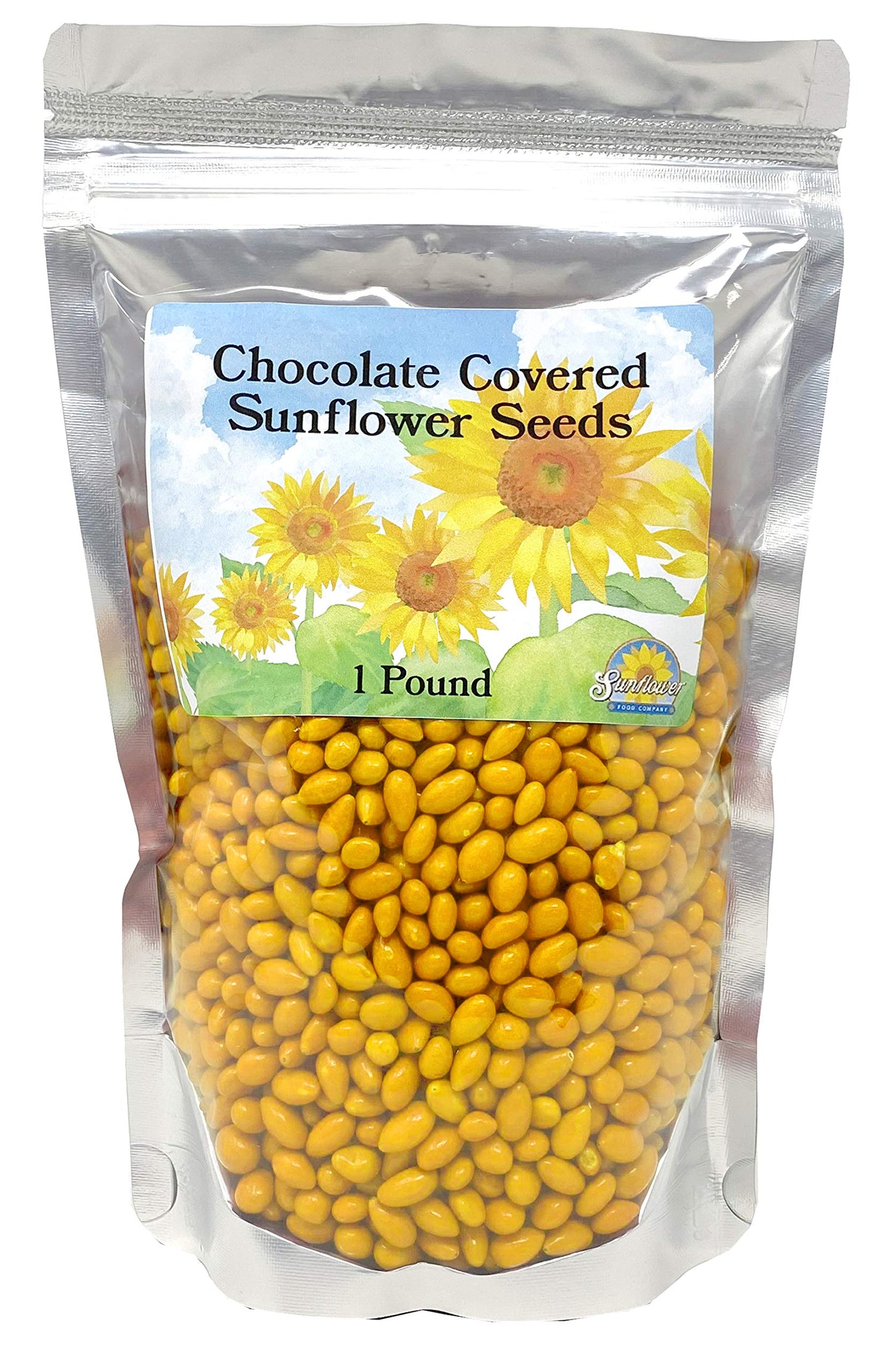Rabbit Creek Sunflower Food Company Yellow Chocolate Covered Sunflower Seeds Bulk Yellow Candy, Yellow Cake and Cupcake Decorati