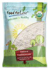 Food to Live Organic Hulled Buckwheat Flour, 8 Pounds Non-GMO, Finely Milled Raw Groats, Kosher, Vegan Powder. Good Source of Fi
