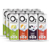 O2 Sports Recovery Drink - Non-Carbonated Electrolyte Drink, Variety Pack, 12 oz Cans (12 Pack), Orange & Mango Flavor