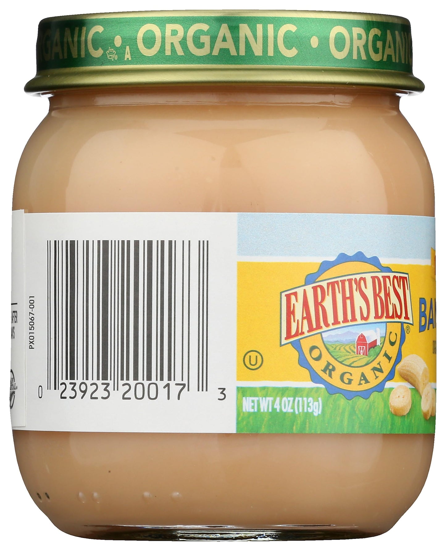 Earth'S Best Strained Banana Organic, 4 Oz