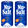 NU Salt Sodium-Free Salt Substitute (2 Pack) Contains Potassium Chloride, Table Salt Alternative, Vegan, Good for Chips, Pretzel