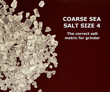 Real Sea Salt Extra Coarse For Grinder From The Caribbean, 16 Oz, 1 Pound, Extra Clean, 100% Organic And Natural, Salt For Grind
