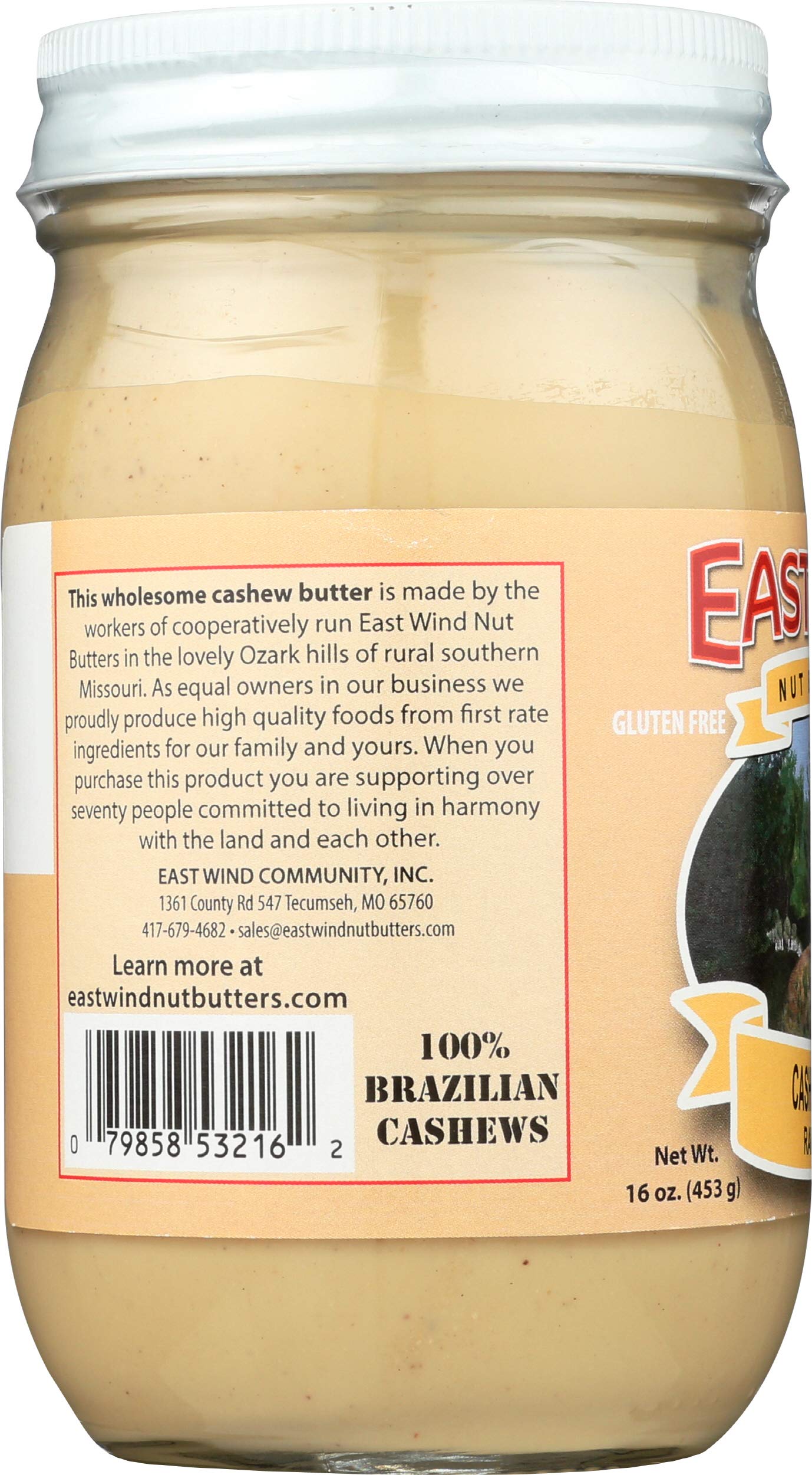 East Wind Nut Bttr Cashew Raw