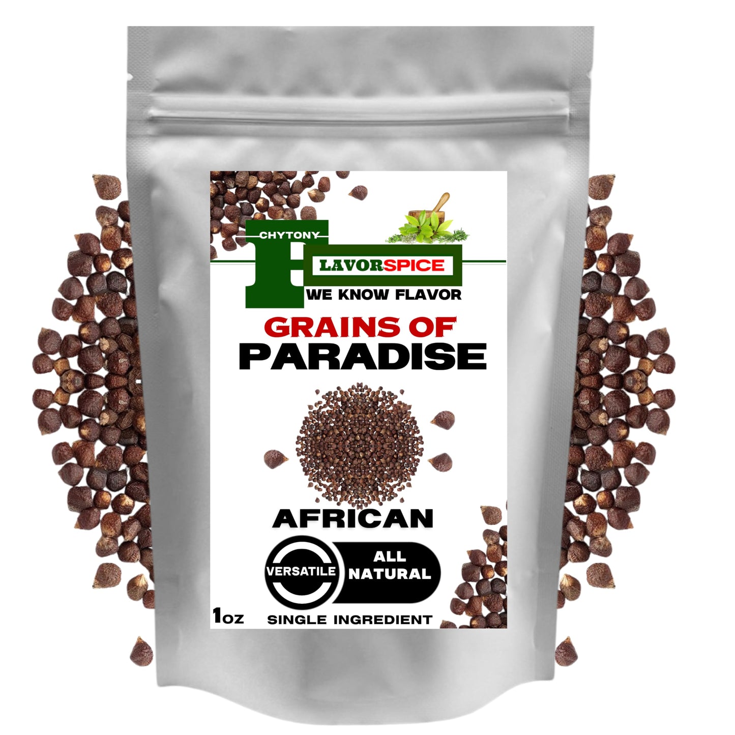 Alligator Pepper Seeds 1Oz | African Grains Of Paradise Guinea Pepper | Mbonge Spice With Citrus Of Hepper Pepper For Cooking Brewing Malt Drink