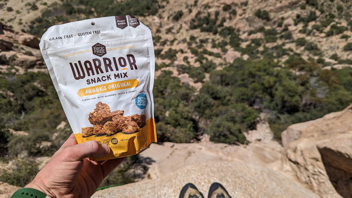 BeeFree Warrior Mix Granola | Gluten Free, Grain Free, & Paleo, Auggys Original Mix, 9 Ounce Bag