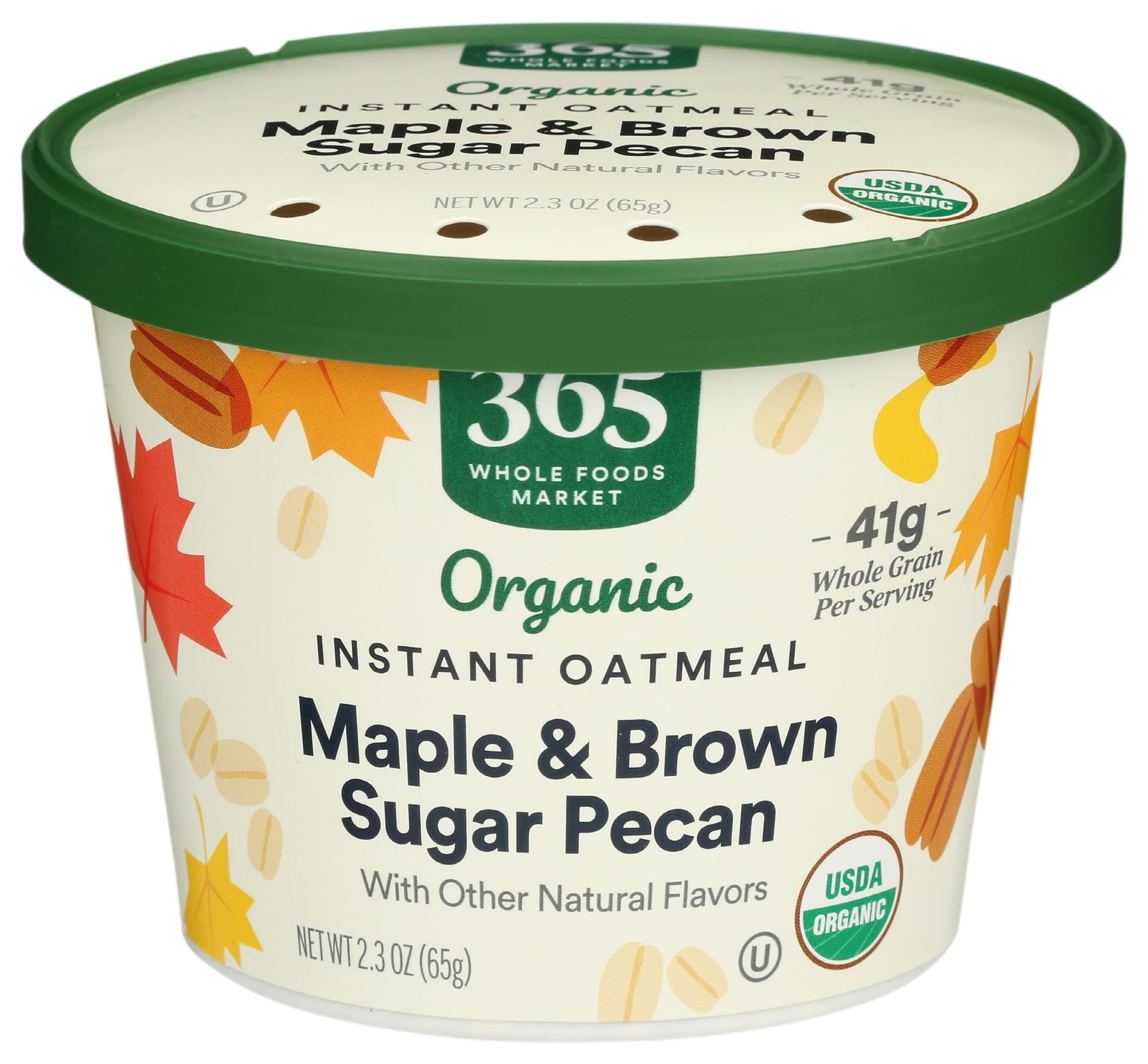 365 by Whole Foods Market, Organic Instant Oatmeal, Maple & Brown Sugar Pecan, 2.3 Ounce