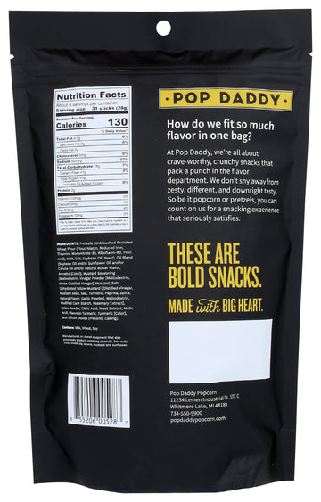 Pop Prtzl Stk Ylw Mstrd (12X7.50)