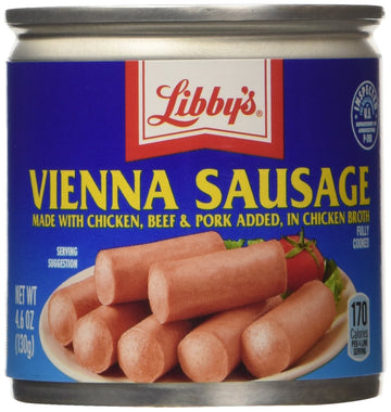 Libbys Vienna Sausage in Chicken Broth, 4.6 Ounce (Pack of 18)