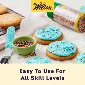 Wilton Rainbow Nonpareils Food Decorative, 7.5-Ounce