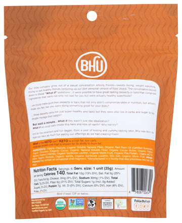 BHU KETO BITE PBTR CHOC ( 6 X 5.29 OZ )