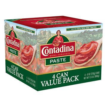 Contadina Tomato Paste, 4 Pack, 6 Oz Cans