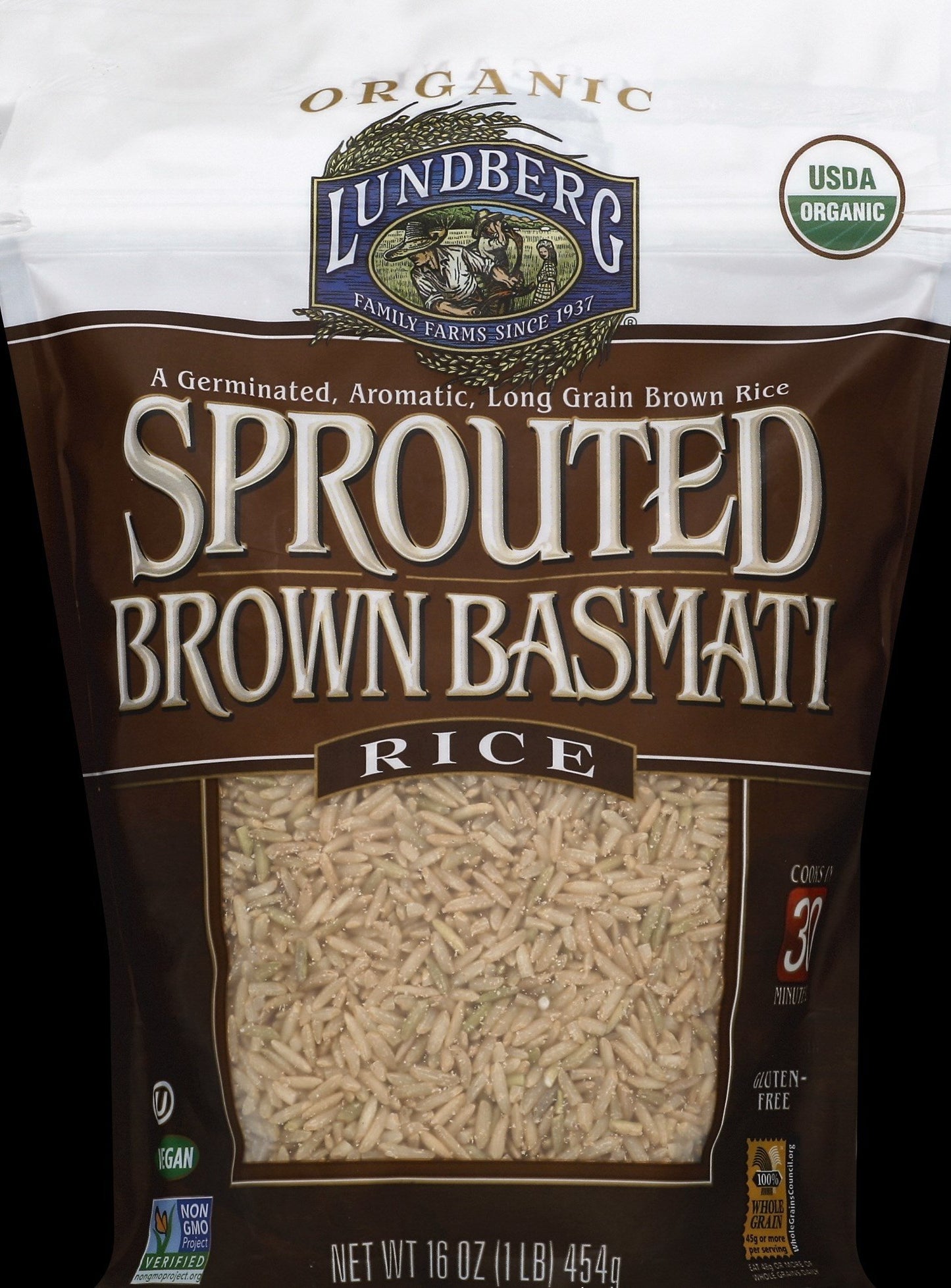 Lundberg Rice, Sprtd, Brown Basmati (6x1 LB)